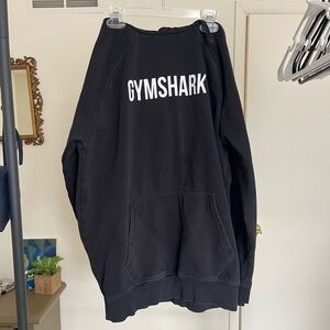 Gymshark Black Hoodie with White Logo